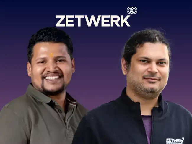 (L-R) Srinath Ramakkrushnan and Amrit Acharya, cofounders, Zetwerk